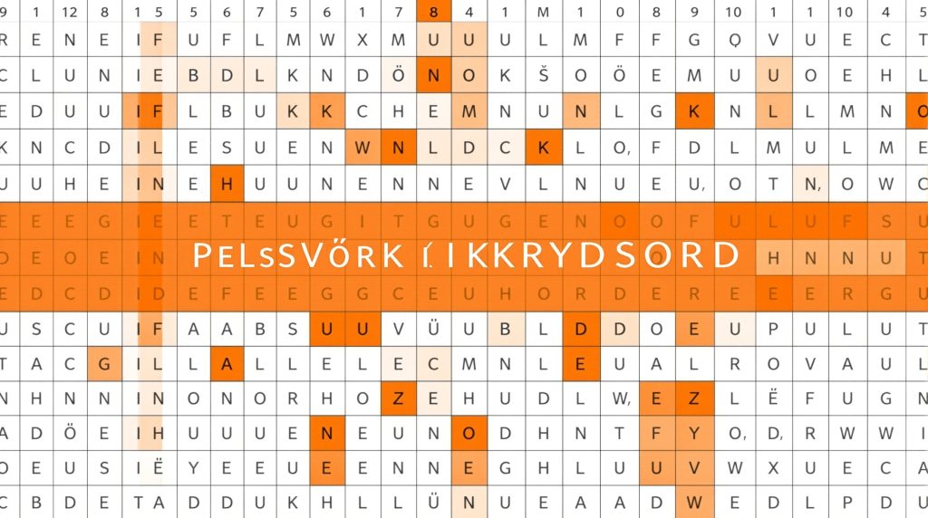Pelsværk krydsord