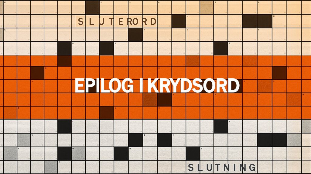epilog i krydsord